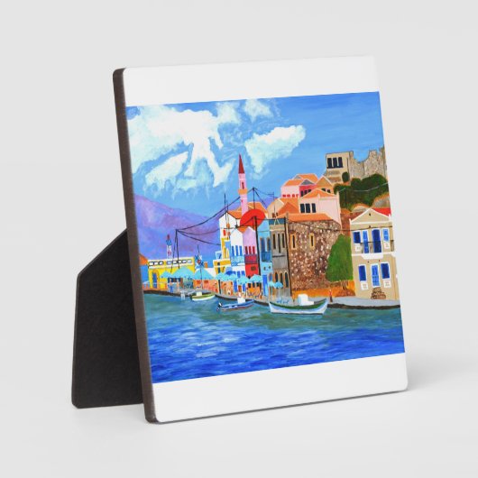 Griechische Küstenebene Fotoplatte (Vorderseite)