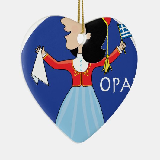 Griechische Lady Dancing Keramik Ornament (Rechts)