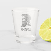 Griechische Legende Schnapsglas (Rückseite)