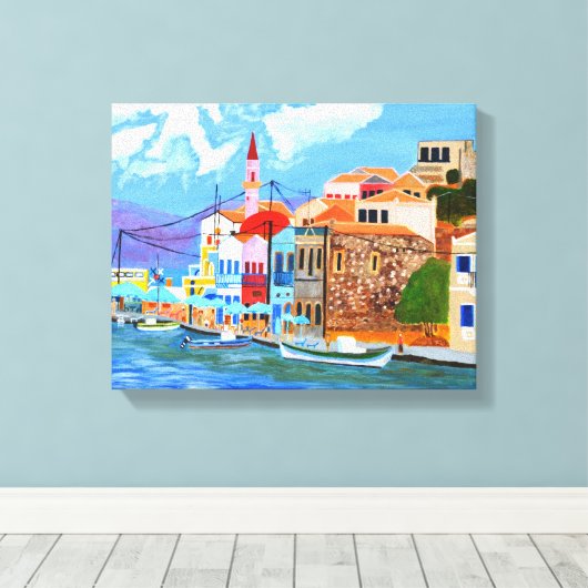 Griechische Leinwand (Insitu (Holzboden))