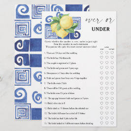 Griechische Lemonen - Über- oder unter Brautparty