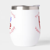 Griechische LIEBE Herzenflagge Rot Personalisiert (Links)