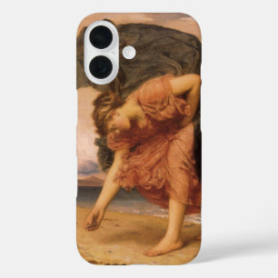 Griechische Mädchen beim Steineauflesen von Lord L iPhone 16 Hülle