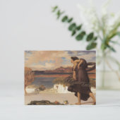 Griechische Mädchen spielen Ball Postkarte (Stehend Vorderseite)