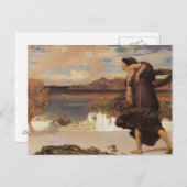 Griechische Mädchen spielen Ball Postkarte (Vorne/Hinten)