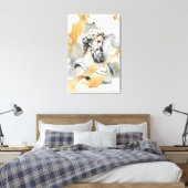 griechische Marmorskulptur eines Mannes mit Bart Leinwanddruck (Insitu (Schlafzimmer))