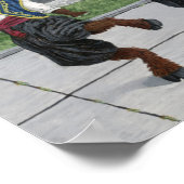 Griechische Minotaurs tanzen Fantasie Mauer Kunstd Poster (Ecke)