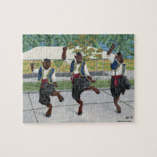 Griechische Minotaurs tanzen Kleines Fantasiepuzzl Puzzle