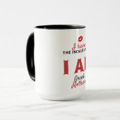 Griechische Mutter Funny Design Tasse (Vorderseite Links)