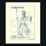 Griechische Mythologie Athena Goddess Ancient Grie Poster<br><div class="desc">Magst du griechische Mythologie? Suchen Sie diese einzigartige und wunderschöne bedruckbare Wandkunst, um Ihr Zimmer, Büro oder überall zu dekorieren, wo Sie gewollt werden können, um ein wenig mehr Würze Ihrer Persönlichkeit hinzuzufügen? Mit diesem klassischen und einzigartigen Design von Athena haben Sie die richtige Wahl getroffen. Athena ist eine alte...</div>