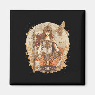 Griechische Mythologie_ Athena, Göttin der Weishei Magnet