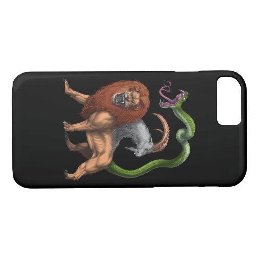Griechische Mythologie Chimera Case-Mate iPhone Hülle (Rückseite (Horizontal))