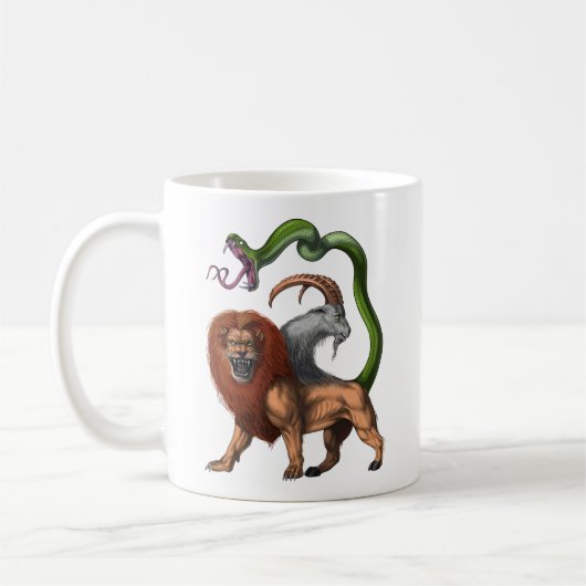 Griechische Mythologie Chimera Kaffeetasse (Links)