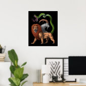 Griechische Mythologie Chimera Poster (Heimbüro)