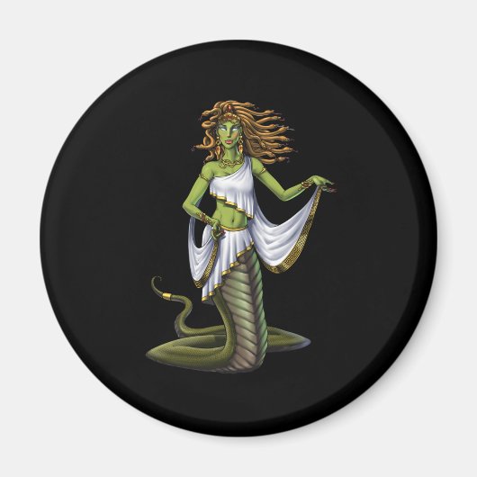 Griechische Mythologie Goddess Medusa Magnet (Vorne)