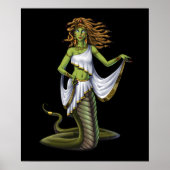 Griechische Mythologie Goddess Medusa Poster (Vorne)