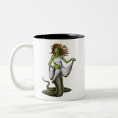 Griechische Mythologie Goddess Medusa Zweifarbige Tasse (Links)