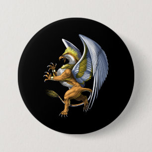 Griechische Mythologie Griffin Button