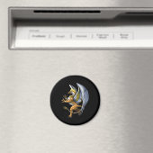 Griechische Mythologie Griffin Magnet (In Situ (Geschirrspüler))