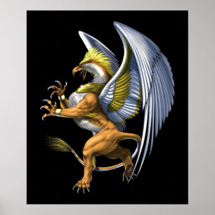 Griechische Mythologie Griffin Poster