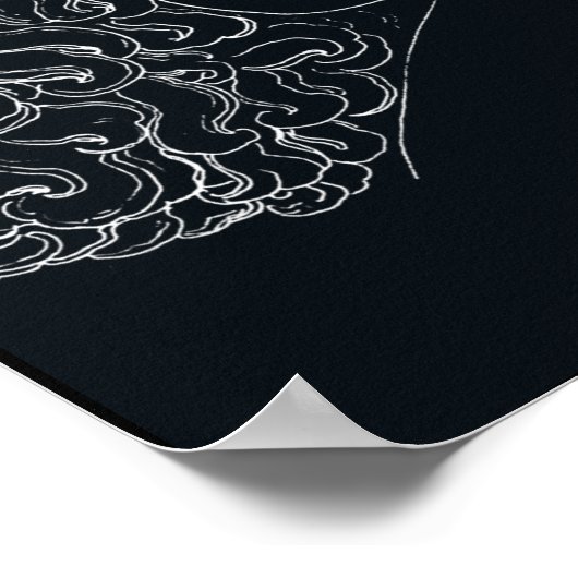 Griechische Mythologie Jupiter Minerva Hercules Poster (Ecke)