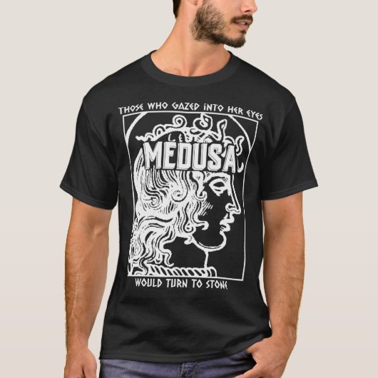 Griechische Mythologie Medusa T-Shirt (Vorderseite)
