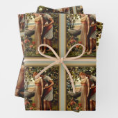 Griechische Mythologie Norgoddess-Liebe auf Sage Geschenkpapier Set (Beispiel)
