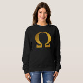 Griechische Mythologie Omega Symbol Fraternity Gif Sweatshirt (Vorne ganz)