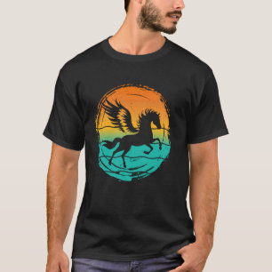 Griechische Mythologie Pegasus Flügel Pferd Hengst T-Shirt