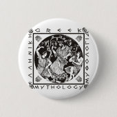 Griechische Mythologie - Schwarzes Button (Vorderseite)