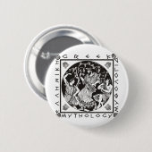 Griechische Mythologie - Schwarzes Button (Vorne & Hinten)