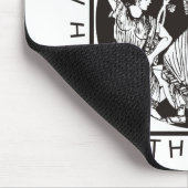 Griechische Mythologie - Schwarzes Mousepad (Ecke)