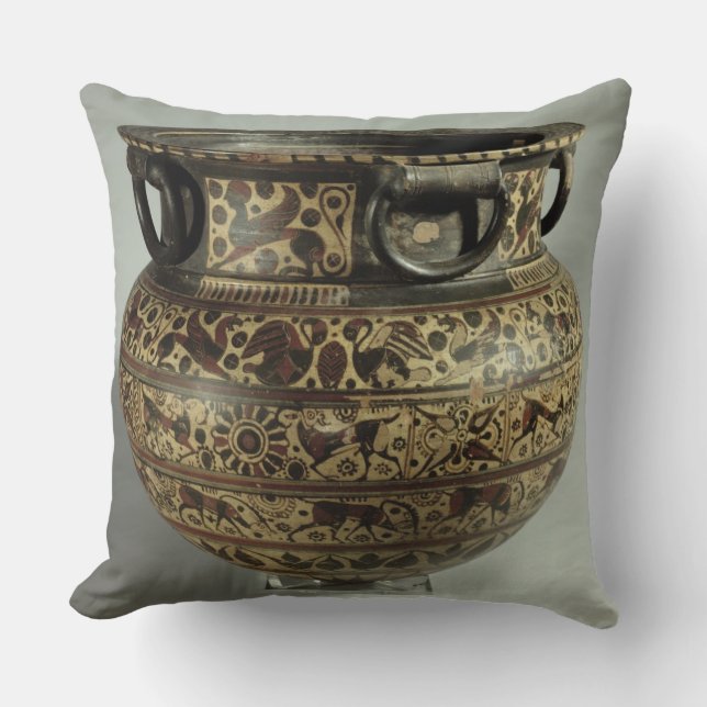 Griechische Orientalizing Ostdinos, mittlere wilde Kissen (Vorderseite)