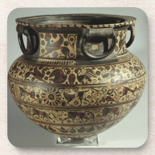 Griechische Orientalizing Ostdinos, mittlere wilde Untersetzer