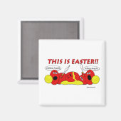 Griechische Ostereier - spartanischer Stil! Magnet (Vorderseite/Rückseite)