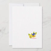 Griechische Osterkarte Roteier Einladung (Rückseite)