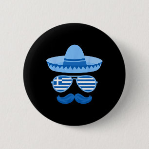 Griechische Ostersonnenbrille Cinco De Mayo Mexika Button