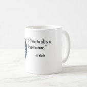 Griechische Philosophen-Aristoteles-Kaffeetasse Kaffeetasse (VorderseiteRechts)