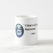 Griechische Philosophen-Aristoteles-Kaffeetasse Kaffeetasse (Mittel)