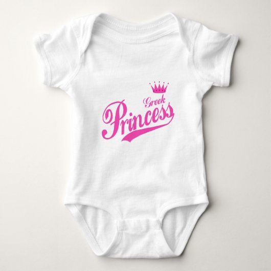 Griechische Prinzessin Baby Strampler (Vorderseite)