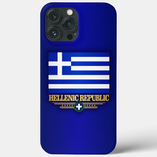 Griechische Republik (Griechenland) Case-Mate iPhone Hülle (Rückseite)