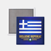 Griechische Republik (Griechenland) Magnet (Vorderseite/Rückseite)