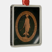 Griechische Rotzahl Schale, den Gott Hermes Silbernes Ornament (Rechts)