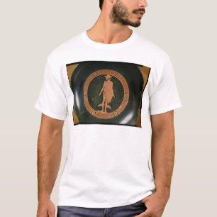 Griechische Rotzahl Schale, den Gott Hermes T-Shirt