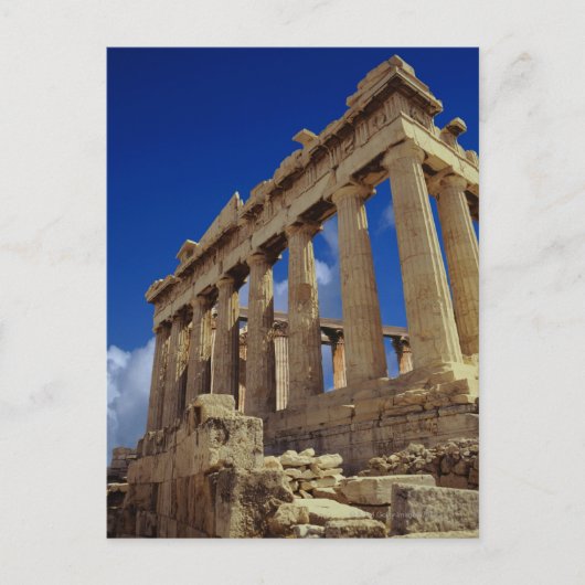 griechische Ruinen, Akropolis, Griechenland Postkarte (Vorderseite)