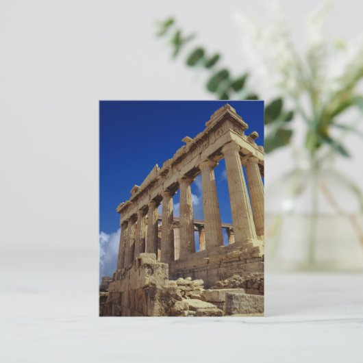 griechische Ruinen, Akropolis, Griechenland Postkarte (Stehend Vorderseite)