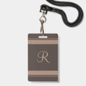 Griechische Schlüsselgrenze Ausweis (Vorderseite mit Lanyard)