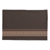 Griechische Schlüsselgrenze Kissenbezug (Rückseite)