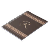 Griechische Schlüsselgrenze Notizblock (Linke Seite)