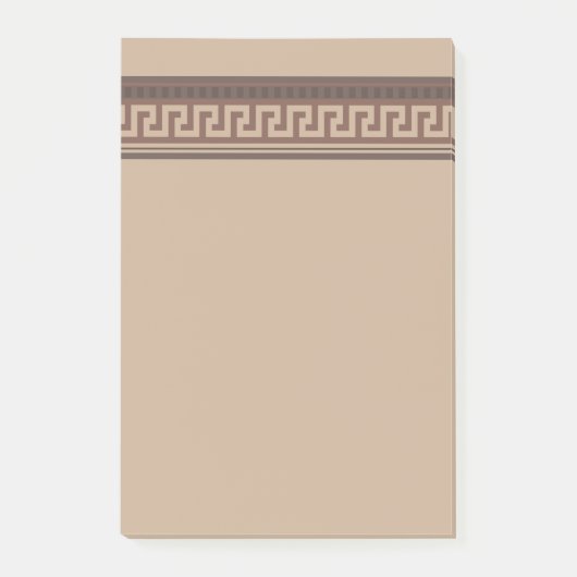 Griechische Schlüsselgrenze Post-it Klebezettel (Vorderseite)